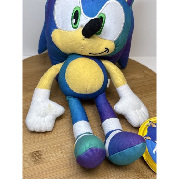 Sonic The Hedgehog Gradient 8” Plush SEGA Blue‎ Purple Toy Factory W/ Tags - Picture 3 of 10